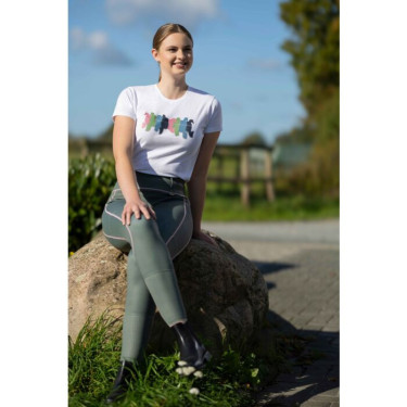 Camiseta HKM Mirror Branco