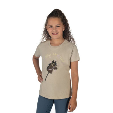 T-Shirt HKM Hobby Horsing Rainbow Bege