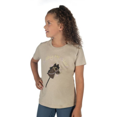 T-Shirt HKM Hobby Horsing Rainbow Bege