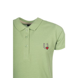 Polo HKM Claire Jade Azul