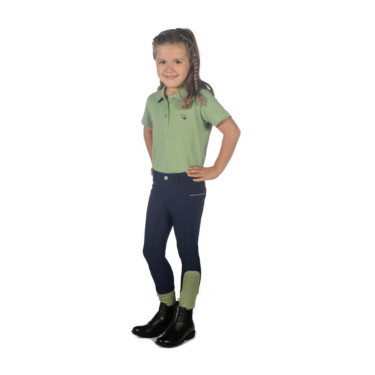 Polo HKM Claire Jade Azul