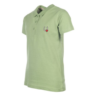 Polo HKM Claire Jade Azul