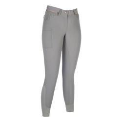 Calça de equitação HKM Rosegold Sparkle silicone Calça de equitação HKM Rosegold Sparkle silicone