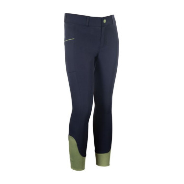 Calça de equitação infantil HKM Claire com grip silicone