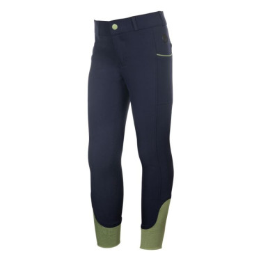 Calça de equitação infantil HKM Claire com grip silicone Calça de equitação infantil HKM Claire com grip silicone