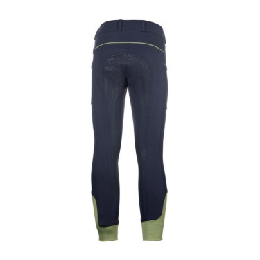 Calça de equitação infantil HKM Claire com grip silicone
