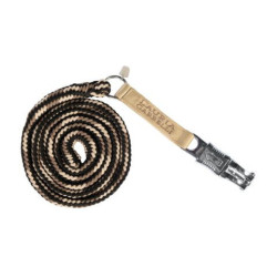 Longe HKM Amalfi com mosquetão anti-pânico Bege