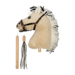 Cavalo de pau infantil HKM para brincadeiras de equitação