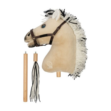 Cavalo de pau infantil HKM para brincadeiras de equitação
