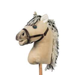 Cavalo de pau infantil HKM para brincadeiras de equitação