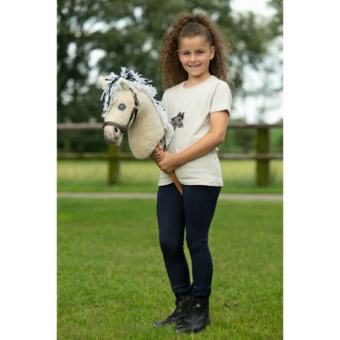 Cavalo de pau infantil HKM para brincadeiras de equitação