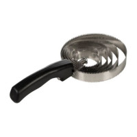 Raspadeira metálica HKM 6 anéis Preto