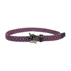 Cinto elástico HKM Claire Kids Rosa / verde Cinto elástico HKM Claire Kids Rosa / verde