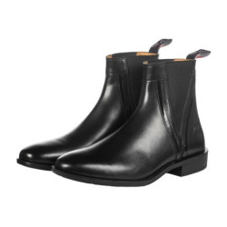 Botas de equitação HKM Lack em couro envernizado