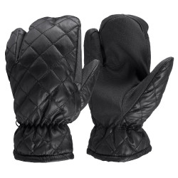 Luvas de inverno Horze com 3 dedos pespontadas Luvas de inverno Horze com 3 dedos pespontadas