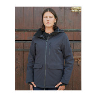 Parka impermeável feminina Safa Flags & Cup mulher