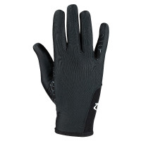 Luvas de equitação infantis com palma de silicone Horze Preto Luvas de equitação infantis com palma de silicone Horze Preto
