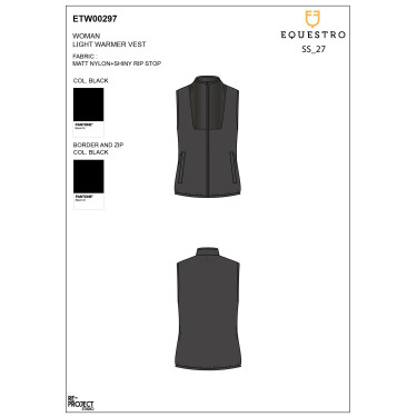 Colete feminino equitação Equestro Foldable impermeável