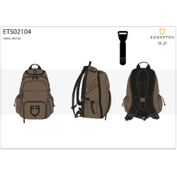 Mochila técnica unissex em ripstop Equestro