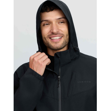 Casaco Impermeável Masculino Leve Preto LeMieux homem