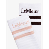 Meias Altas de Cano 2 Unidades Branco LeMieux
