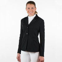 Casaco de competição feminino Yvonne Horze Preto Casaco de competição feminino Yvonne Horze Preto