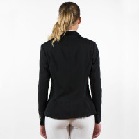 Casaco de competição feminino Yvonne Horze Preto Casaco de competição feminino Yvonne Horze Preto