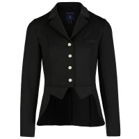 Casaco de competição Carla feminino Horze Preto Casaco de competição Carla feminino Horze Preto