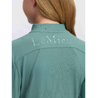 T-shirt técnico canelado Raye LeMieux Young Rider Aloé Azul
