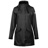 Impermeável PU Billie feminino Horze Preto Impermeável PU Billie feminino Horze Preto
