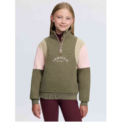 Camisola de Manga Comprida com Fecho de Um Quarto Young Rider Viola LeMieux