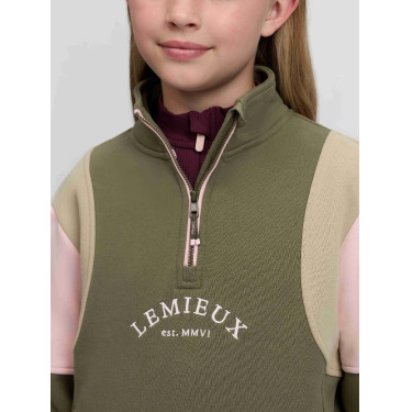 Camisola de Manga Comprida com Fecho de Um Quarto Young Rider Viola LeMieux