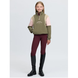 Camisola de Manga Comprida com Fecho de Um Quarto Young Rider Viola LeMieux