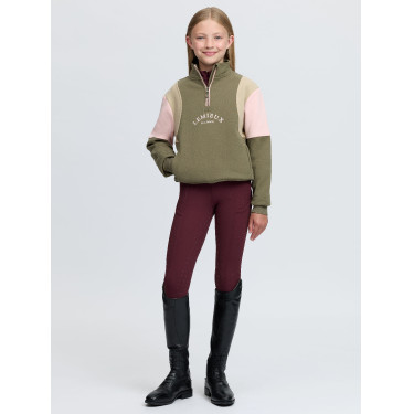 Camisola de Manga Comprida com Fecho de Um Quarto Young Rider Viola LeMieux