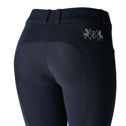 Calça de equitação com grip de silicone Meghan feminino B Vertigo Azul-marinho escuro