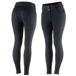 Calça de equitação térmica com silicone no assento completo Mia feminina Horze