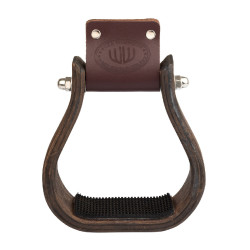 Estribo western de madeira com banco antiderrapante de borracha Westwood