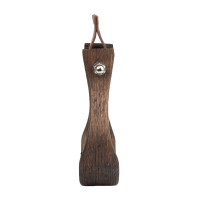 Estribo western de madeira com banco antiderrapante de borracha Westwood Castanho escuro