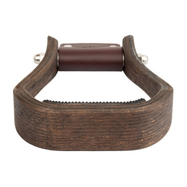 Estribo western de madeira com banco antiderrapante de borracha Westwood