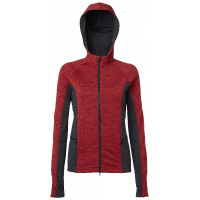 Sweatshirt com capuz em fleece técnico Bella Mountain Horse Vermelho
