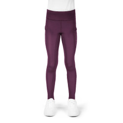 Legging Je t'aime Equithème Neva criança Ameixa Violeta