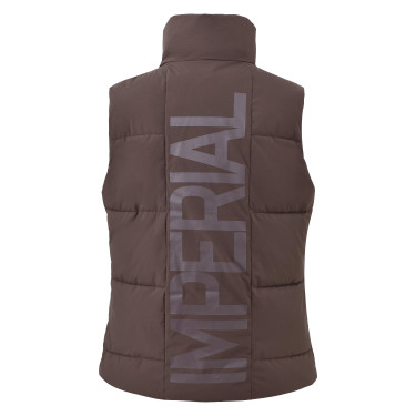 Colete acolchoado Imperial Riding Chica mulher Chocolate Castanho