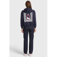 Sweatshirt Coração Harcour mulher Marinho Azul-marinho