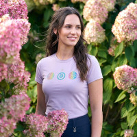 T-shirt de manga curta Imperial Riding Holographics mulher Marinho Azul-marinho