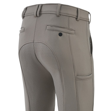 Calças de equitação Euro-Star Marcel FullGrip homem Tundra Castanho