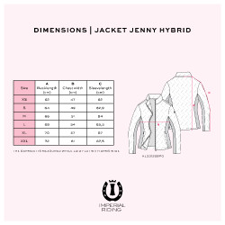 Casaco equestre híbrido feminino Imperial Riding Jenny