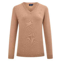 Camisola HV Polo Oralie mulher Camelo Castanho Camisola HV Polo Oralie mulher Camelo Castanho