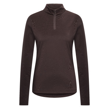 Top de manga comprida Imperial Riding Jamy Summer para mulher Chocolate Castanho