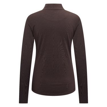 Top de manga comprida Imperial Riding Jamy Summer para mulher Chocolate Castanho