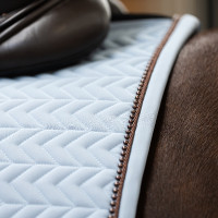Manta de sela HV Polo Pearly Dressage Azul-pó